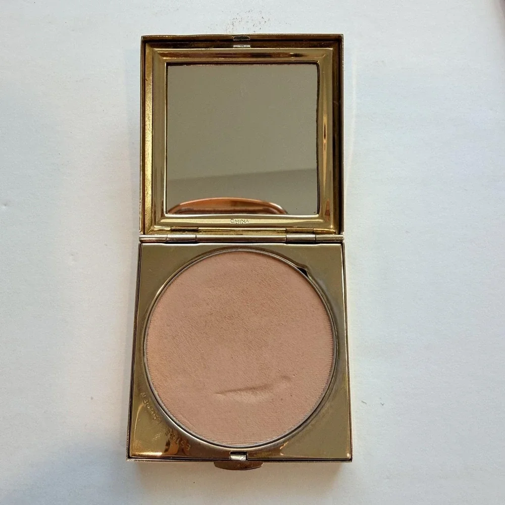 Vintage Estée Lauder Lucidity Translucent Med 02 Golden Waves Powder Compact